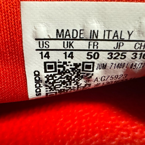 Adidas Adilette shower slides - men’s size 14 - Picture 2 of 2